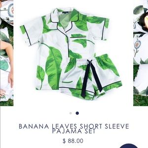 Katie kime banana leaf pajamas